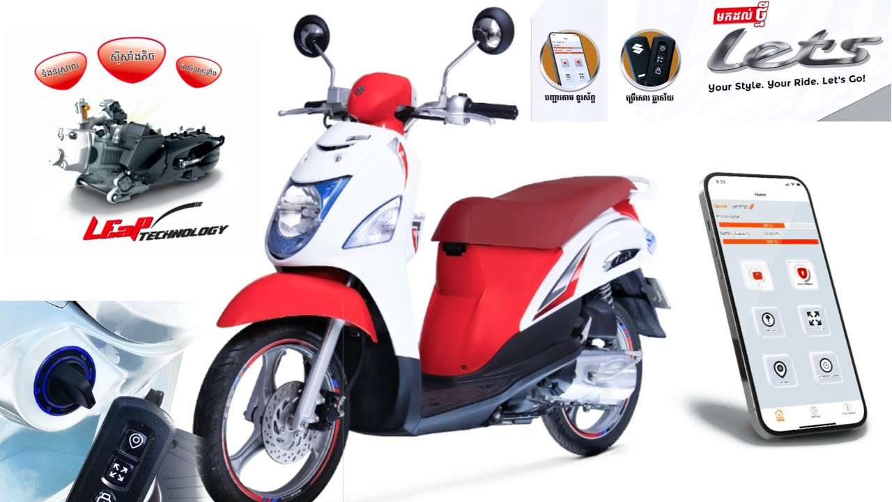 Trang bị tiện ích trên Suzuki Let's 2026
