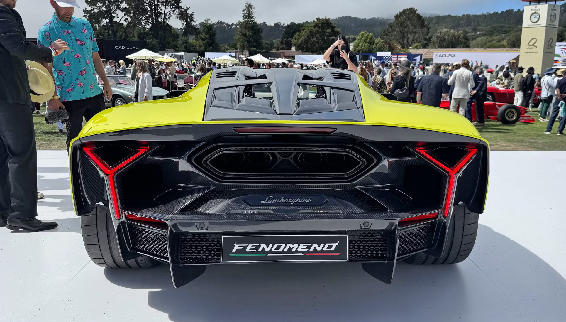 Khung xe Lamborghini Fenomeno thiết kế khí động học