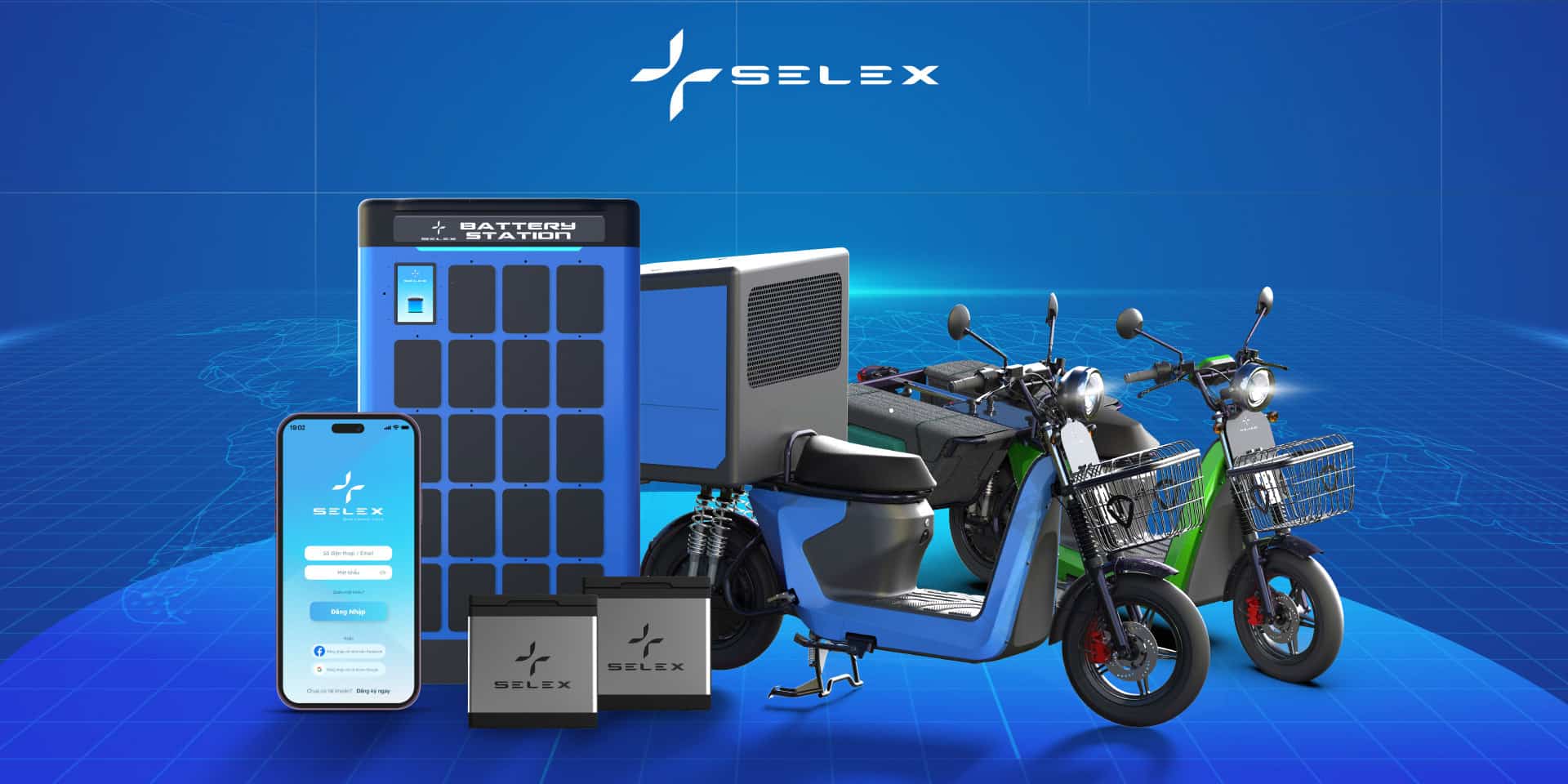 Hệ sinh thái trạm đổi pin cho xe máy điện