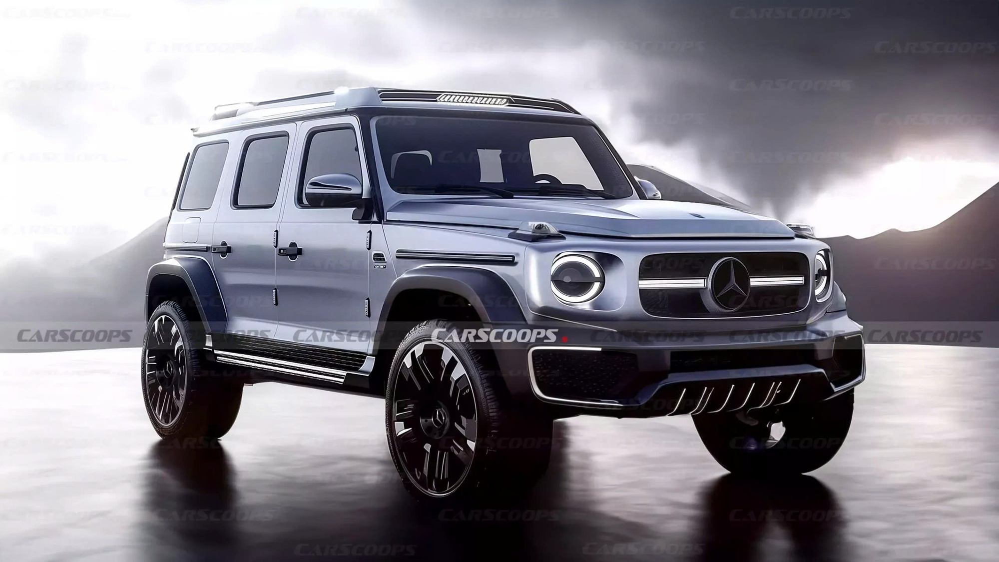 Bản phác họa mô hình 'Tiểu G-Class'