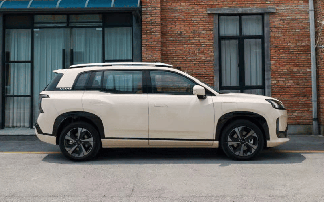 Góc nhìn bên hông xe điện AION V