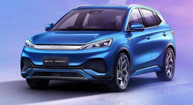 Xe điện BYD Atto 3 màu trắng