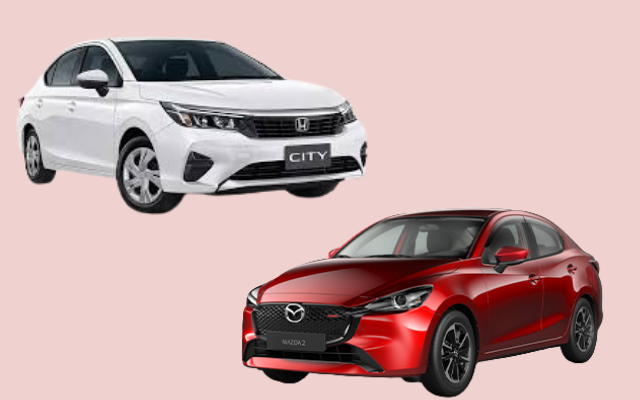 So sánh Honda City và Mazda 2