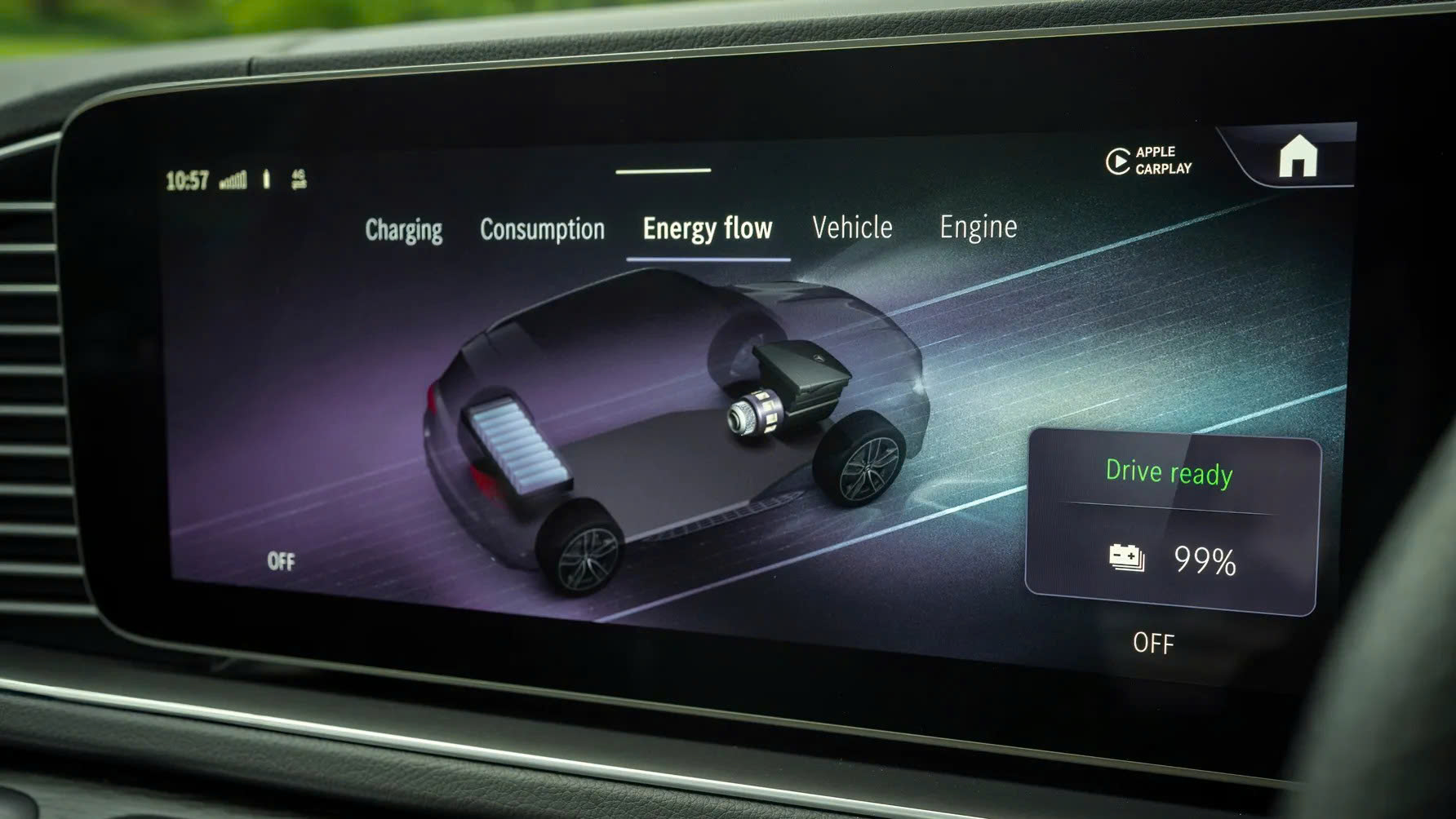 Động cơ điện trên GLE 400e với quãng đường gần 100km