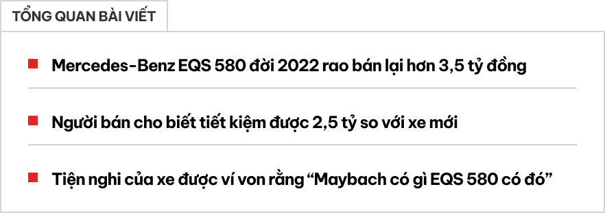 Chiếc Mercedes-Benz này mỗi 1km mất giá 1,6 triệu đồng