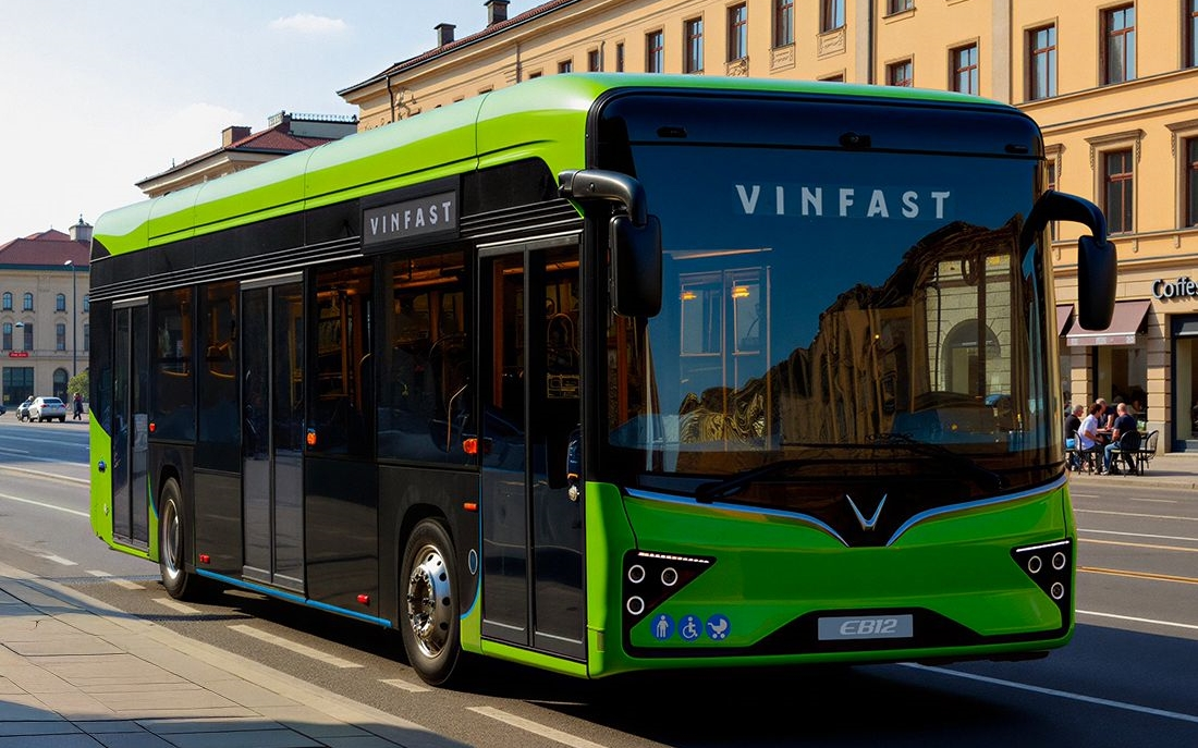 Mô phỏng thiết kế xe buýt điện EB 12