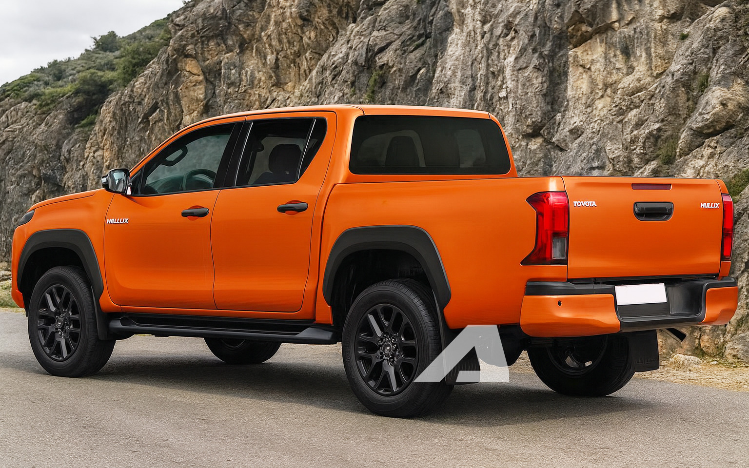 Ảnh dựng đồ họa dự đoán ngoại thất Toyota Hilux mới