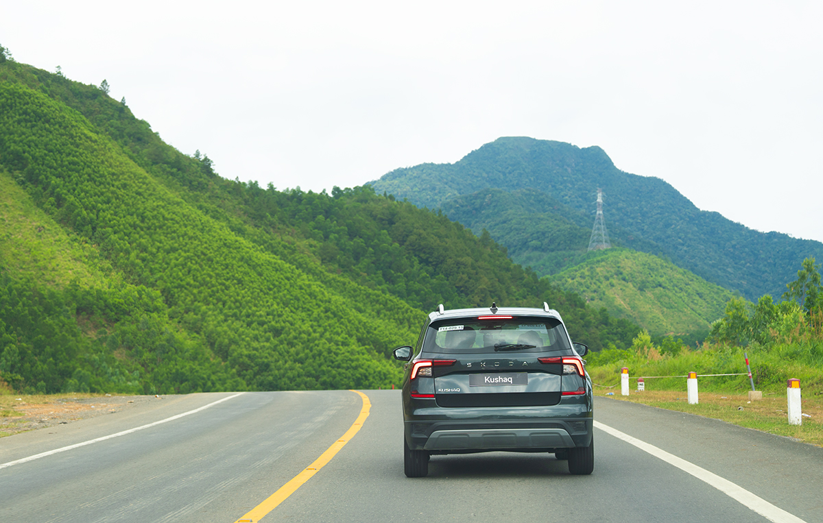 Đuôi xe Kushaq tích hợp đèn LED