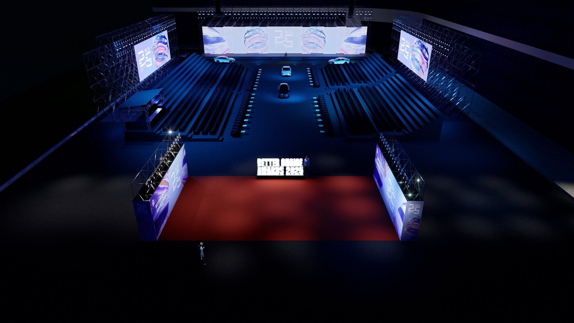 Sân khấu Better Choice Awards với không gian hiện đại