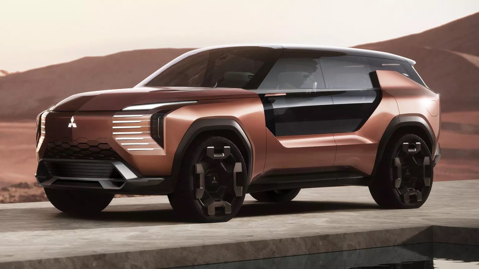 Thiết kế ngoại thất hiện đại của Mitsubishi Elevance Concept