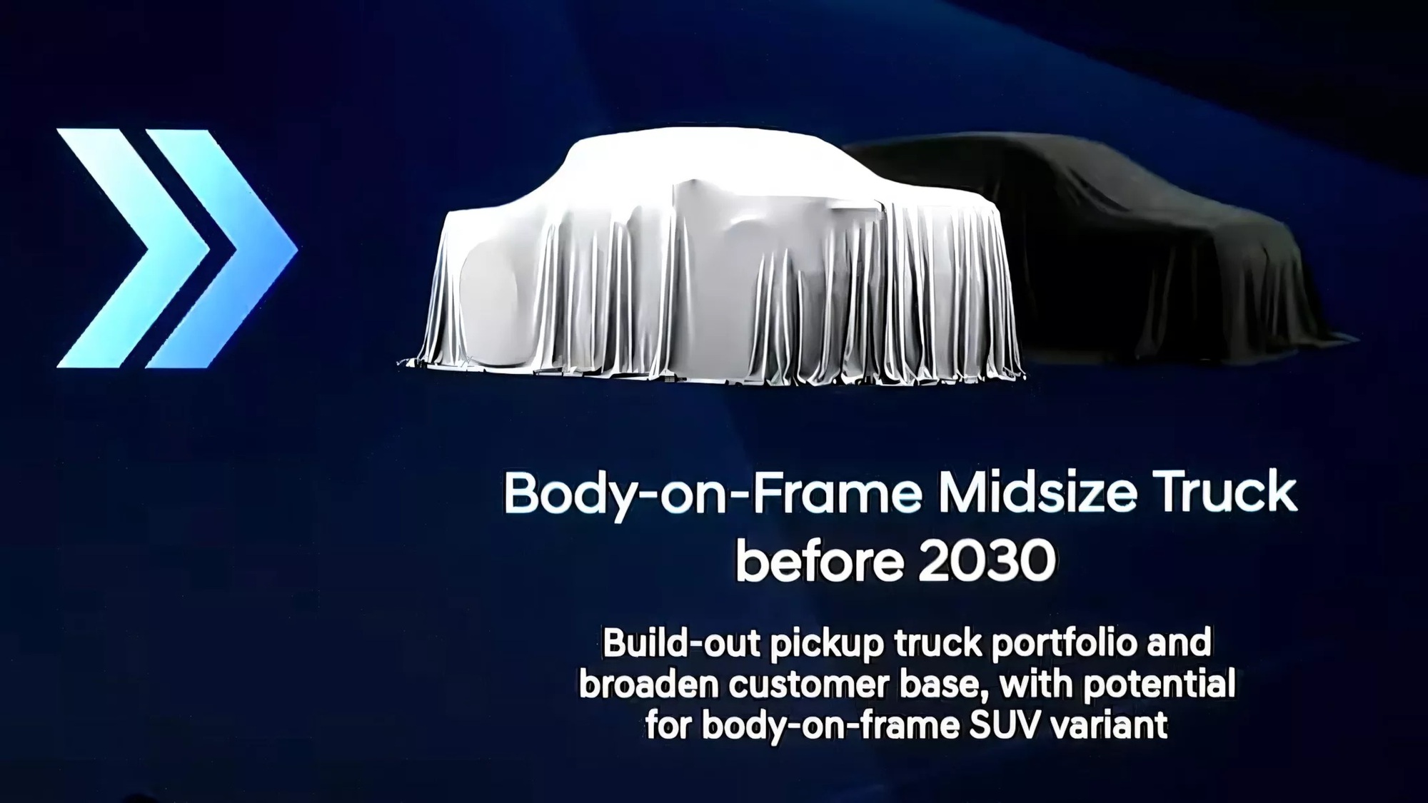 Hyundai chốt làm bán tải mới: Cùng phân khúc Ranger, khung gầm rời, có thể dùng động cơ hybrid- Ảnh 2. Khung gầm rời trên bán tải Hyundai