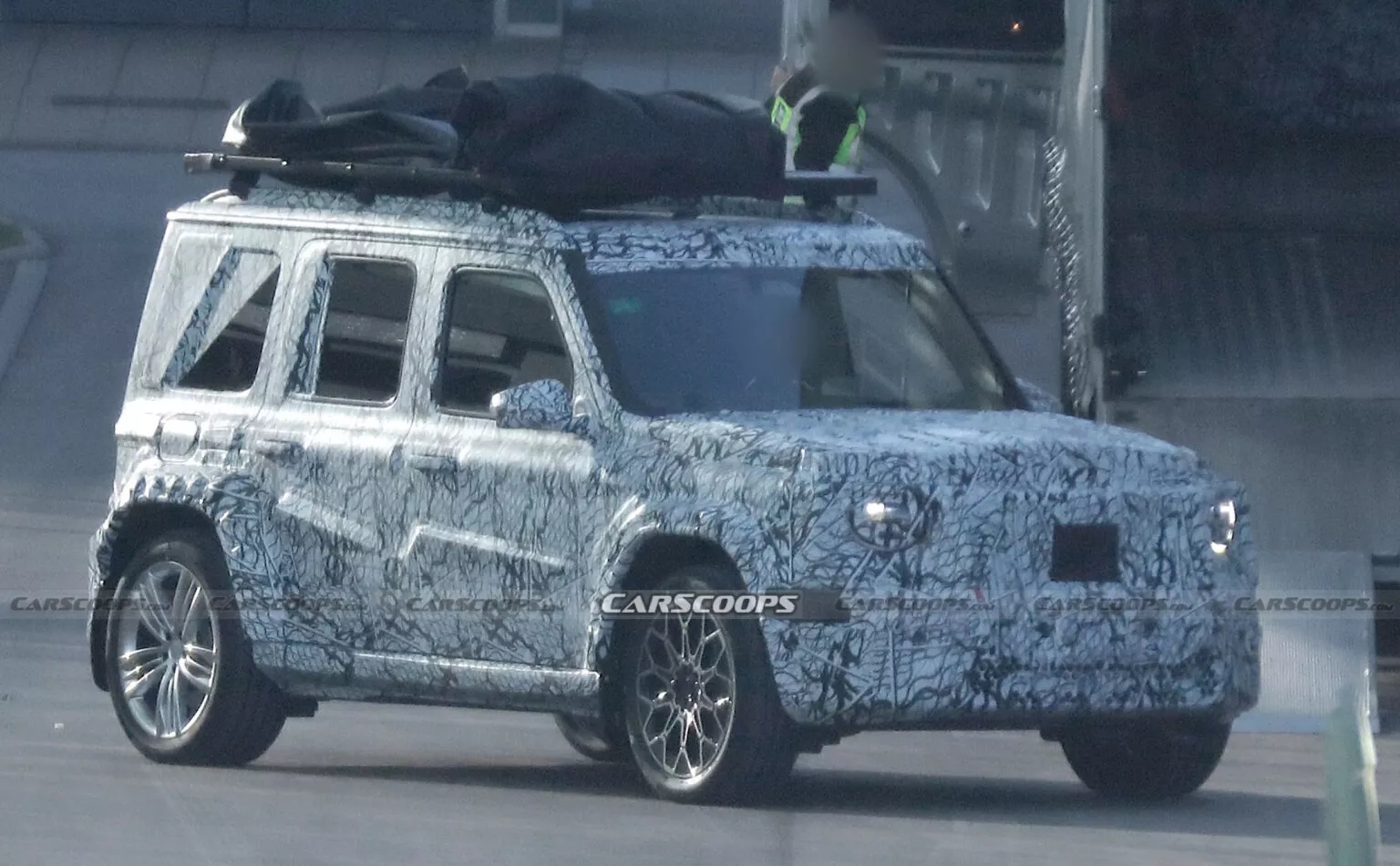 Xe thử nghiệm lộ diện chạy điện