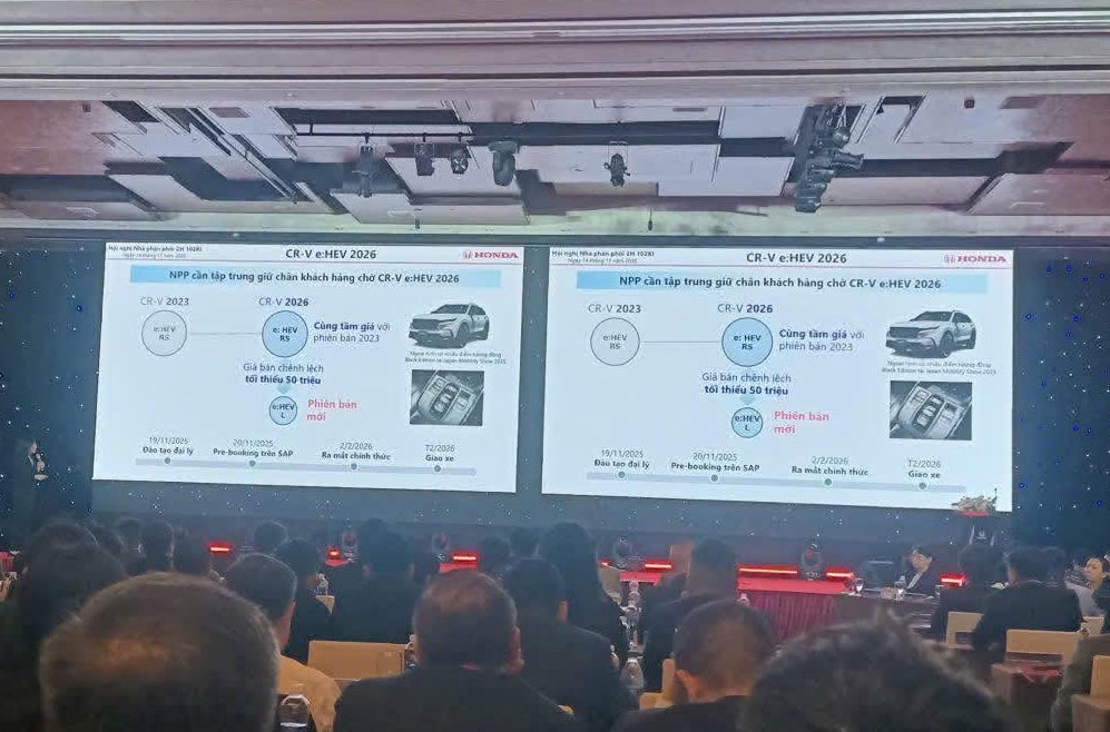 Ngoại thất và nội thất Honda CR-V e:HEV 2026