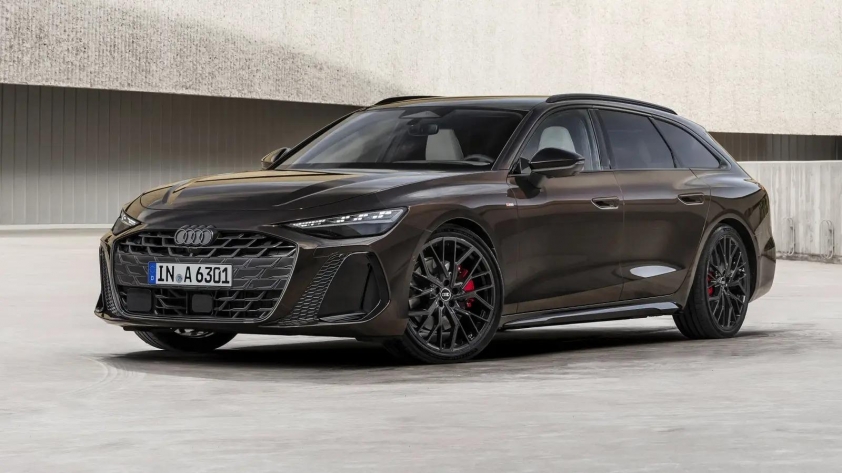 Ngoại thất Audi A6 2026 với hốc hút gió khí động học