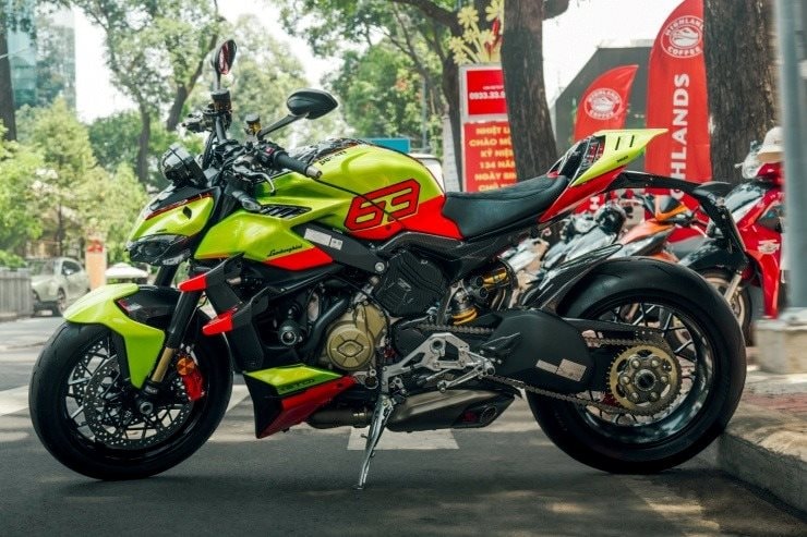 Ducati Streetfighter V4 Lamborghini Ducati Streetfighter V4 phiên bản giới hạn mô phỏng Lamborghini Huracan STO