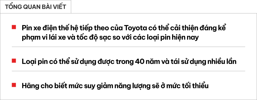 Pin xe điện Toyota