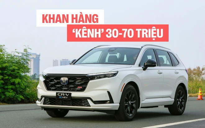 Giá xe CR-V e:HEV RS tăng do khan hàng