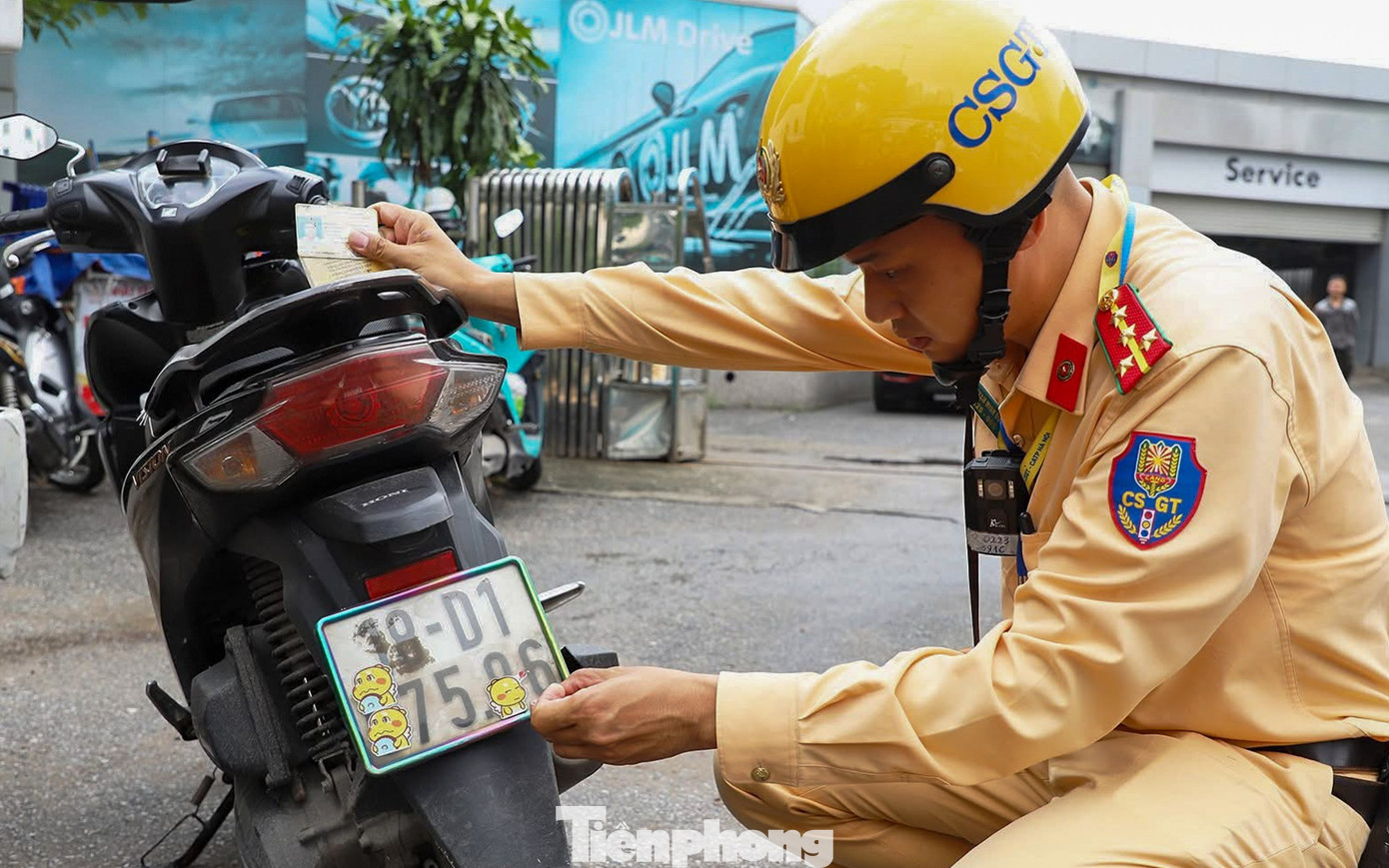 Quy định xử phạt hành vi che biển số xe máy