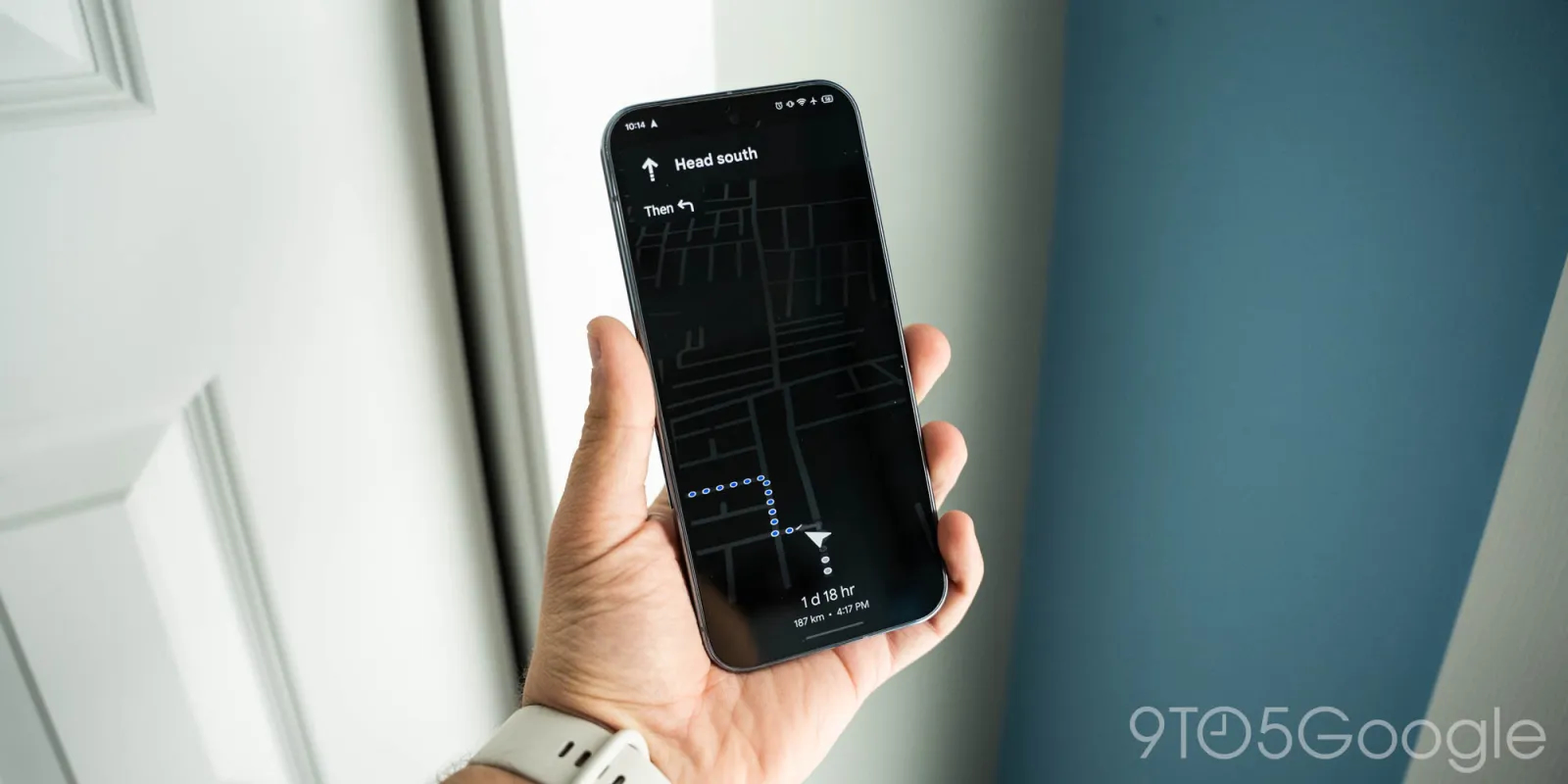 Cập nhật mới này của Google Maps được đánh giá là tin vui dành cho người lái xe. Giao diện chế độ tiết kiệm pin trên Google Maps